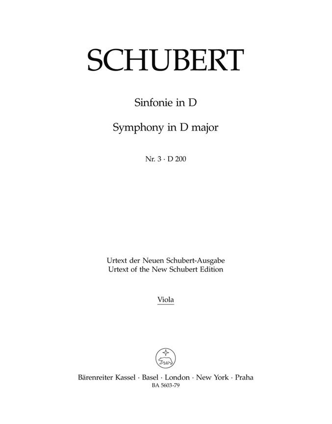 Symphony in D major No. 3